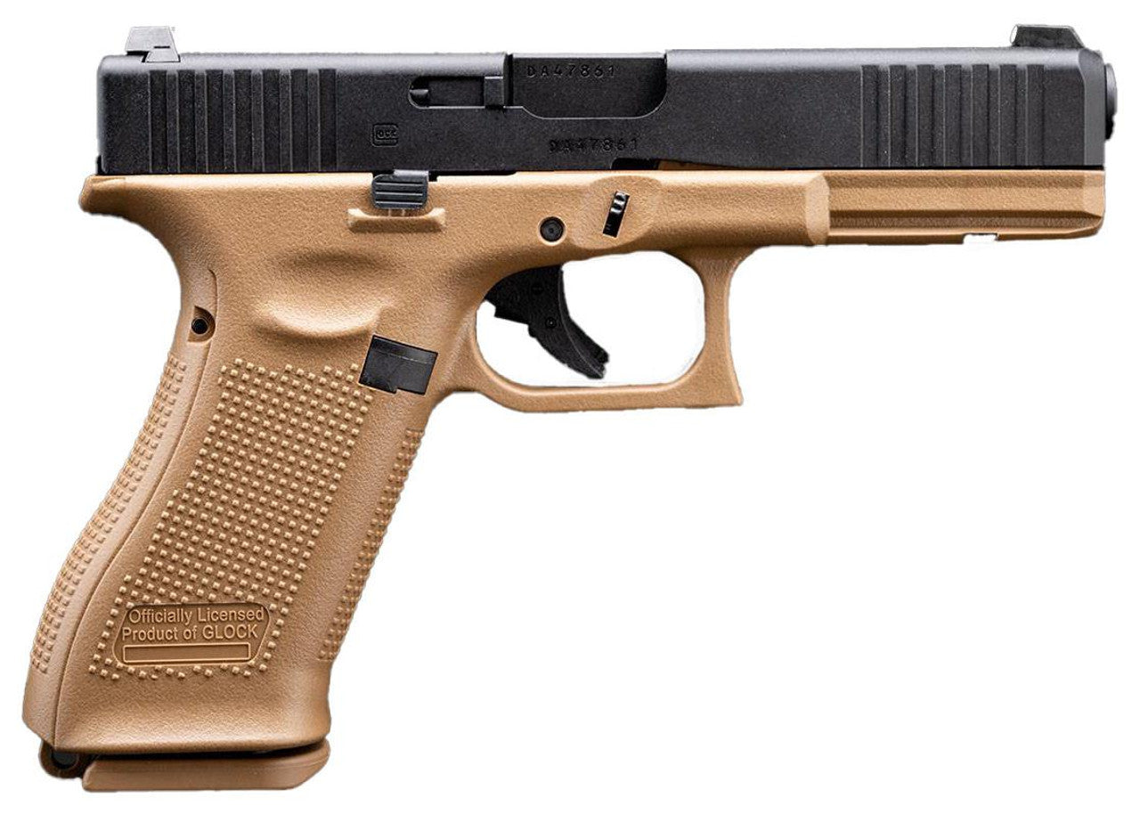 GLOCK 17 Gen.5 GBB Airsoft Pistol, Two-Tone