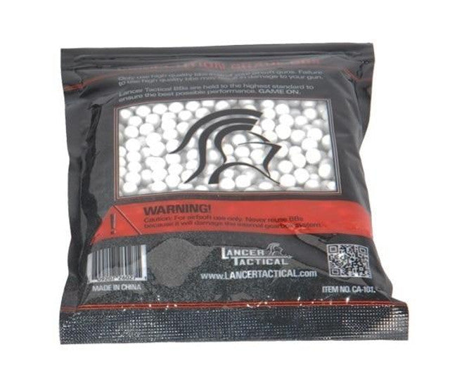 Lancer Tactical Seamless 0.20g Airsoft BBs, 1000 Rounds
