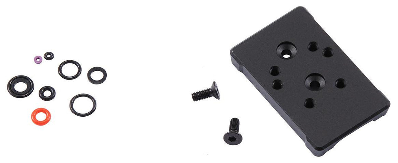 Lancer Tactical x Tandemkross CTHULHU Gas Blow Back Airsoft Pistol, Black/Titanium