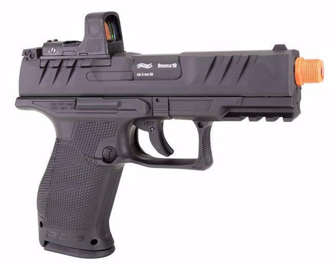 Walther PDP Compact FS Gas Powered NBB Airsoft Pistol w Optic, Black