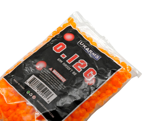 850 - ct. 6mm .12 gram Airsoft Plastic BB's - Assorted Colors