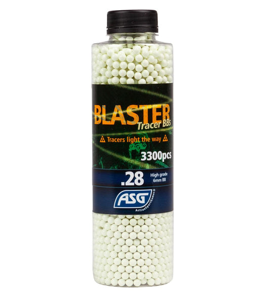 ASG 0.28g Blaster Tracer Airsoft BBs Bottle, 3,300 Rounds