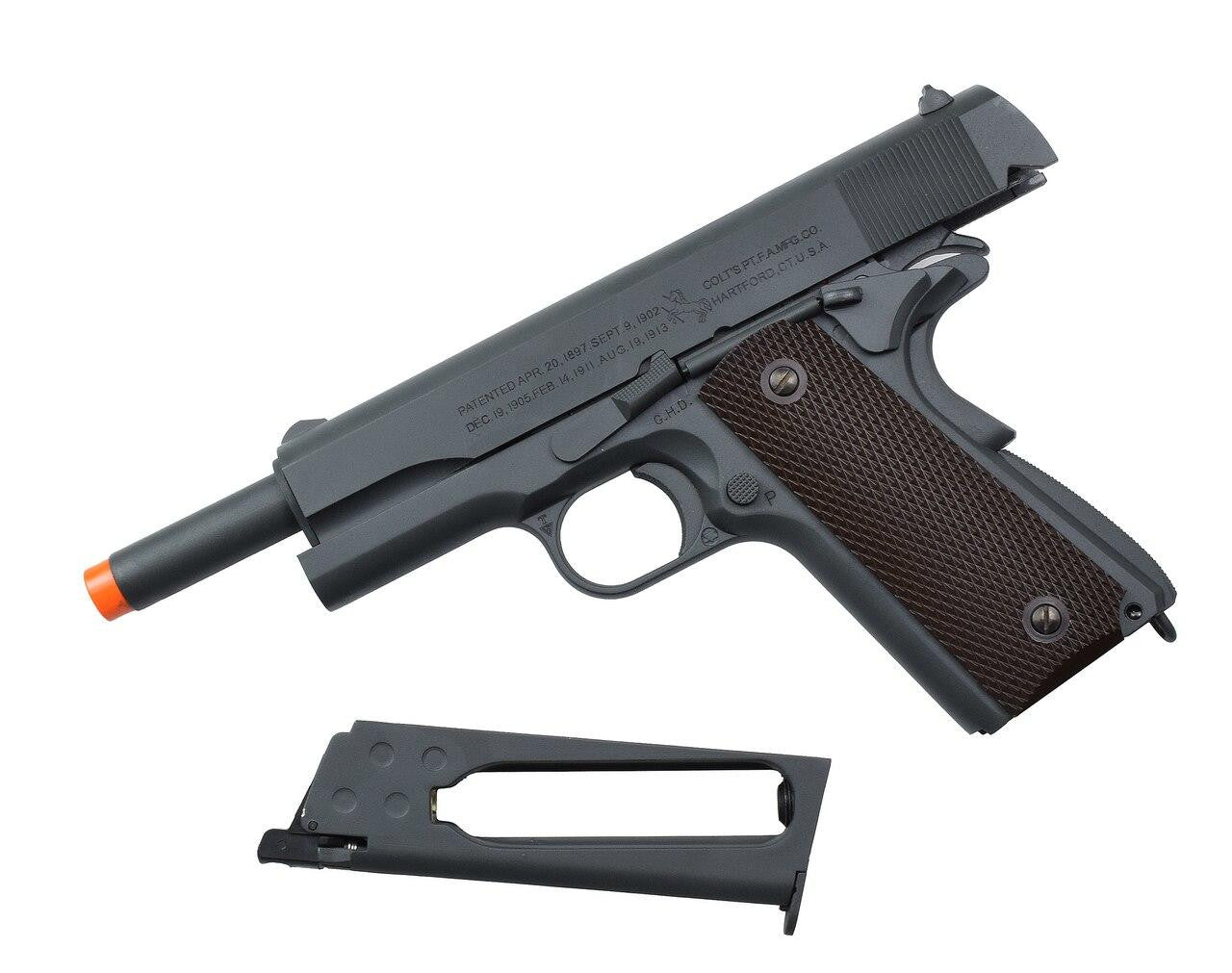 Colt 1911 CO2 Blowback Pistol, Parkerized Finish