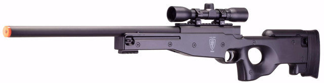 Elite Force Tundra Bolt Action Airsoft Sniper Rifle w Scope, Black