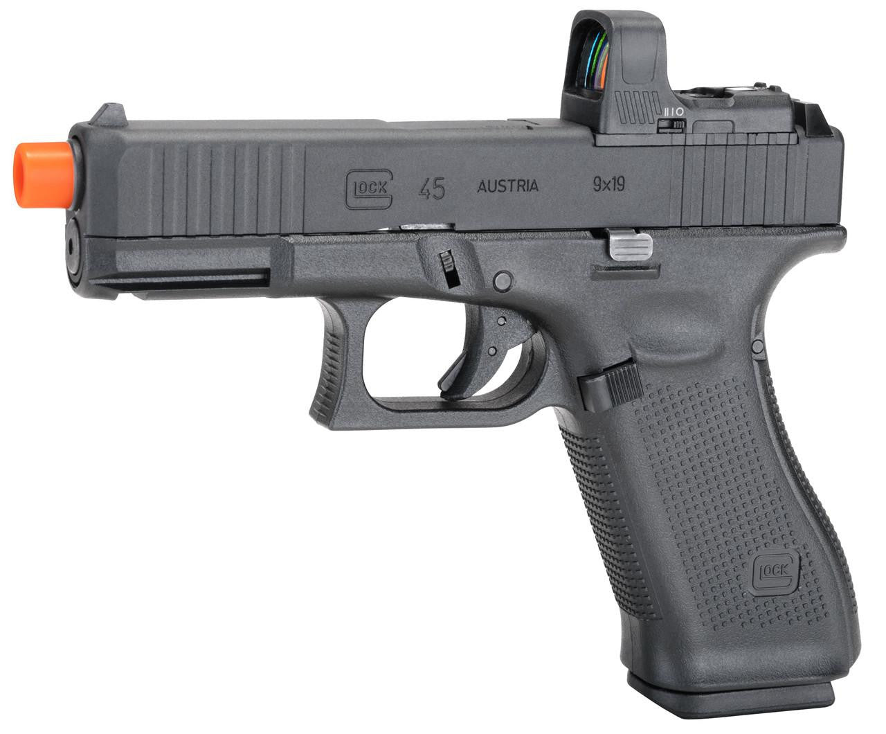 Glock G45 Gen5 MOS GBB Airsoft Pistol, Black