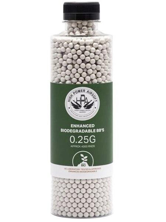 HPA 0.25g Biodegradable Airsoft BBs, 4000 Ct.