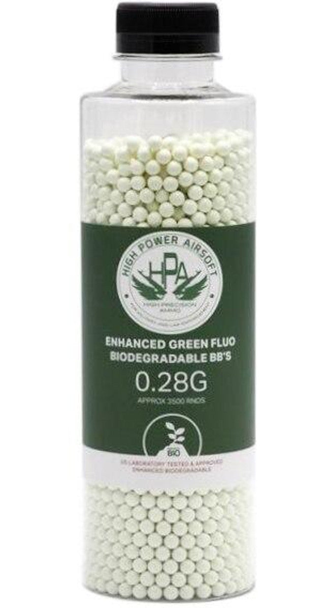 HPA 0.28g Biodegradable Airsoft BBs, 3500 Ct.