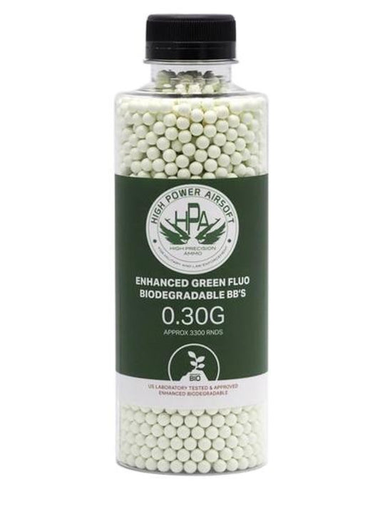 HPA 0.30g Biodegradable Airsoft BBs, 3300 Ct.