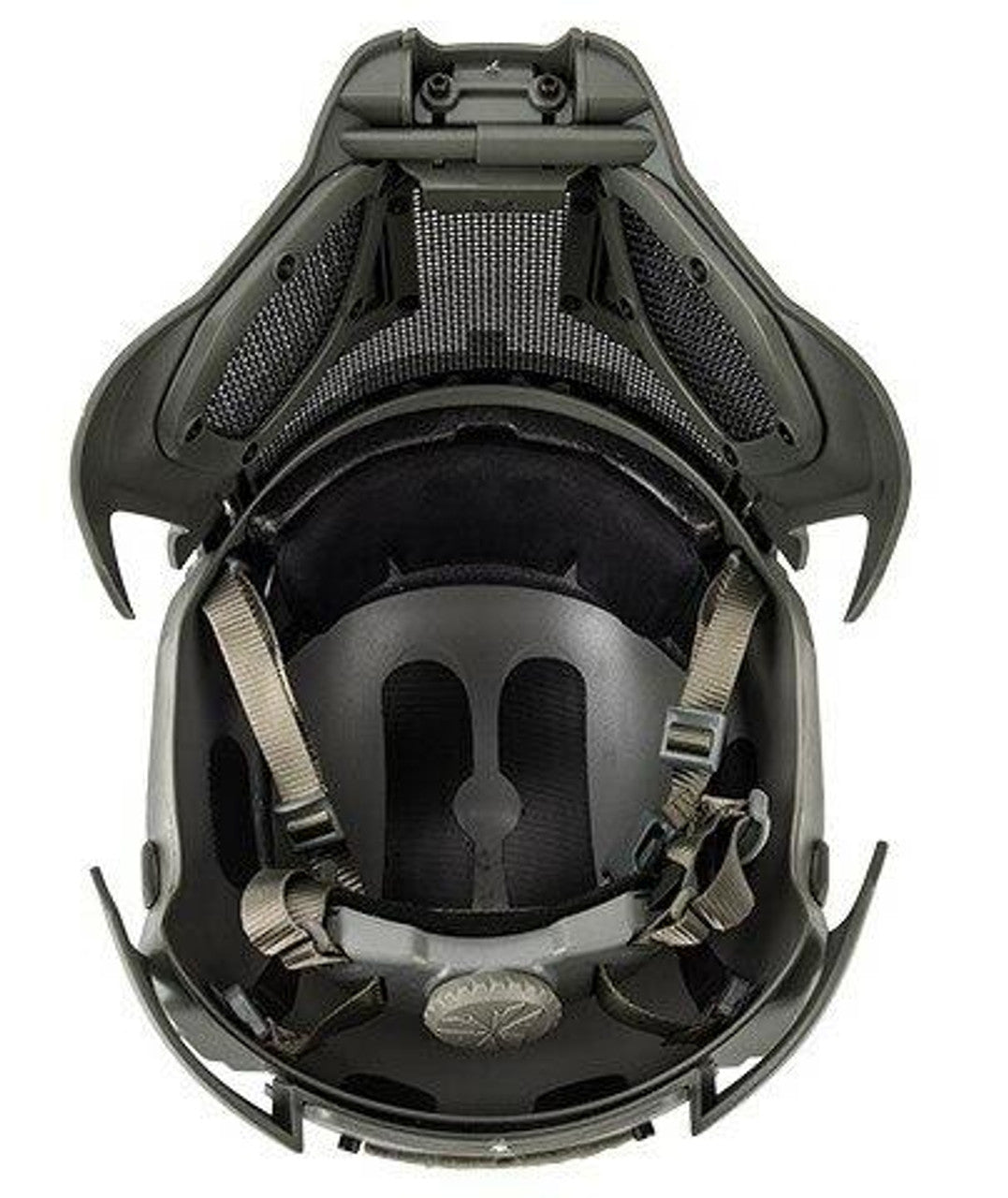 Interstellar Battle Trooper Full Face Airsoft Helmet, Foliage Green