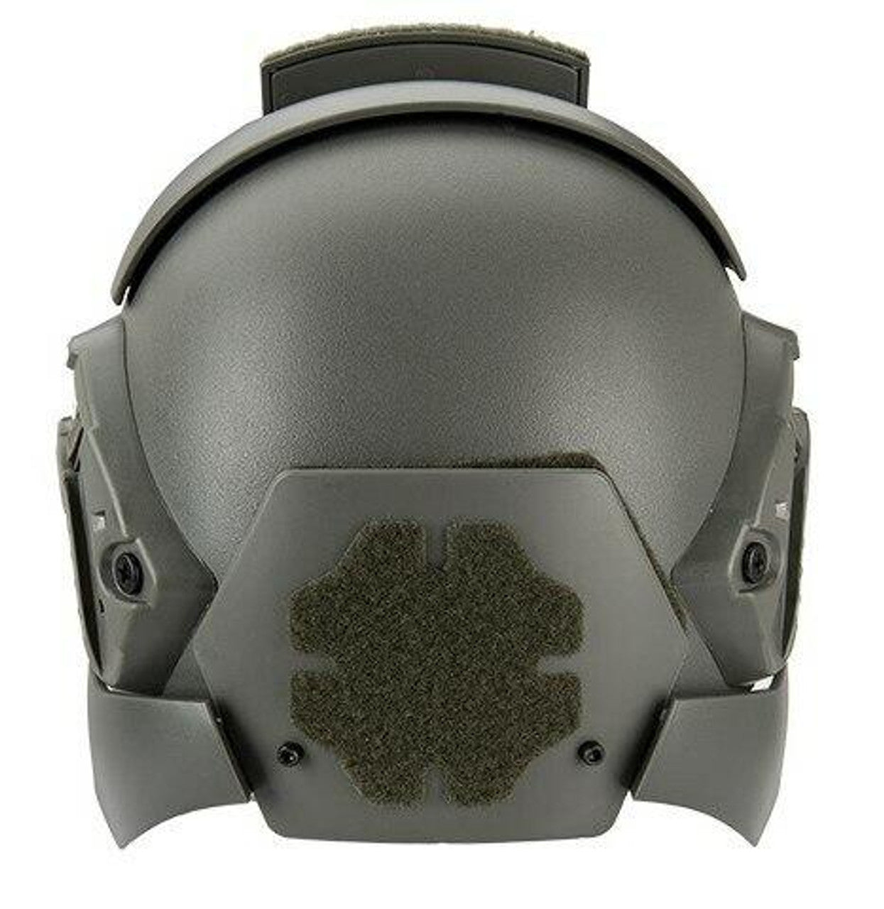 Interstellar Battle Trooper Full Face Airsoft Helmet, Foliage Green
