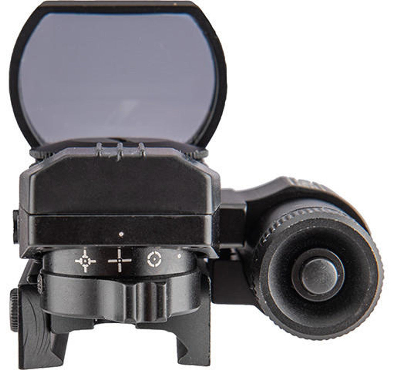 Lancer Tactical 4-Reticle Red/Green Dot Reflect Sight w/ Laser, Black