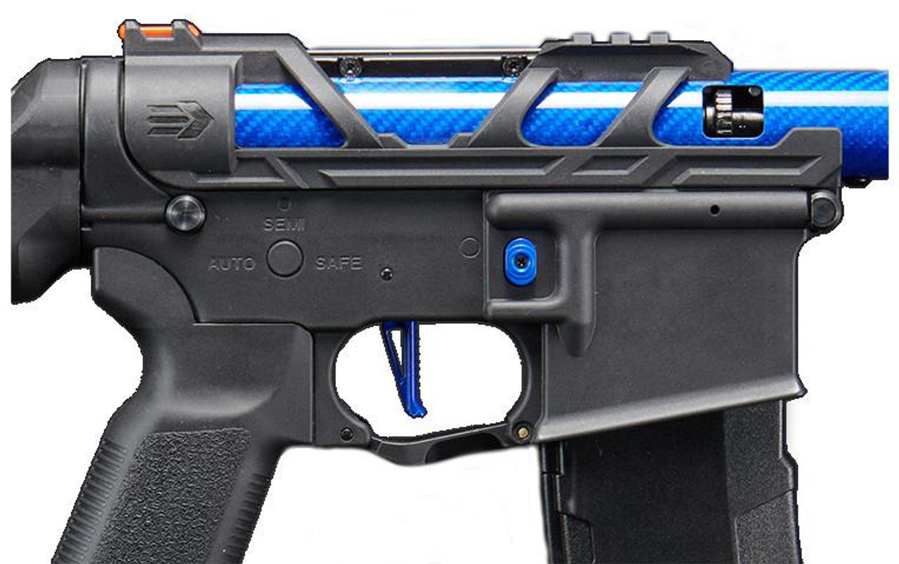 Lancer Tactical AirTac Customs Gen 3 Airsoft AEG Rifle, Blue/Black