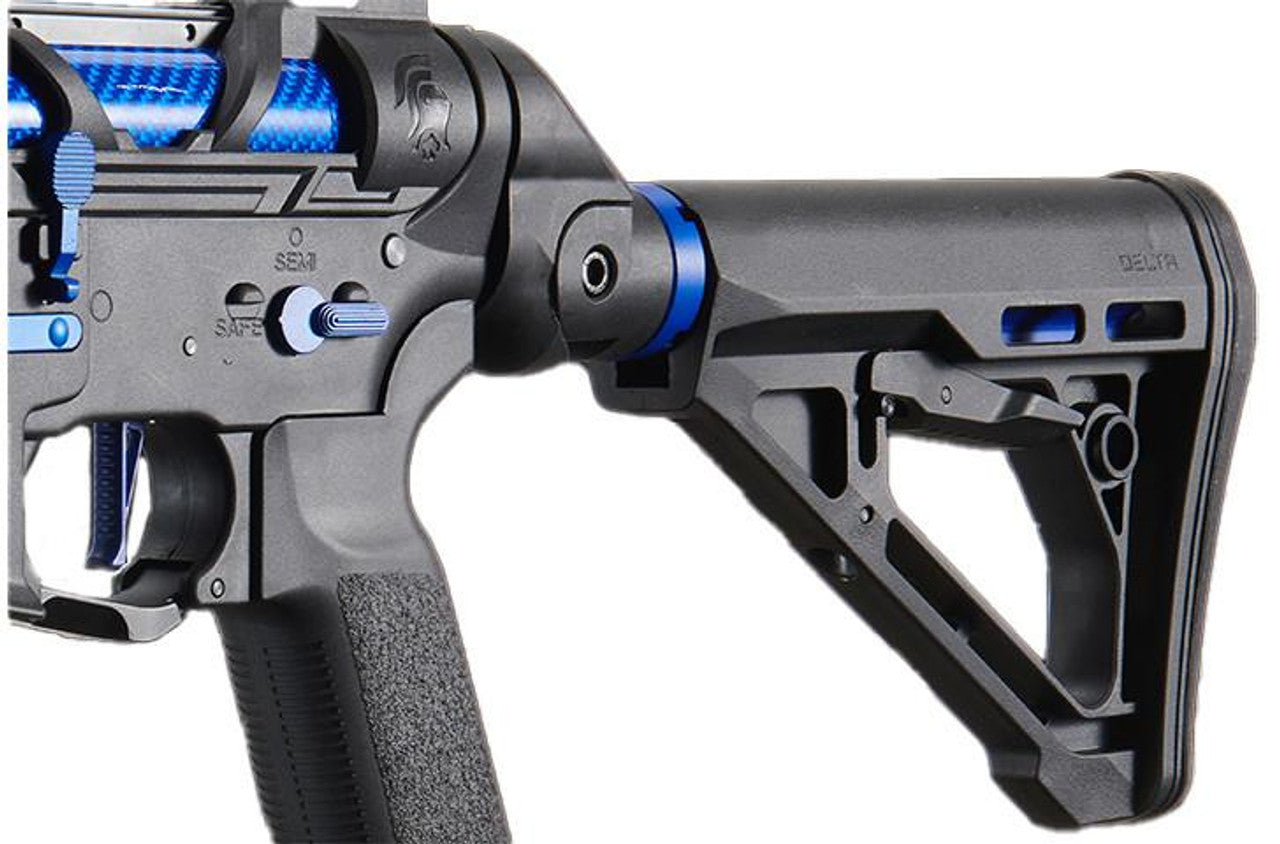 Lancer Tactical AirTac Customs Gen 3 Airsoft AEG Rifle, Blue/Black