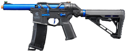 Lancer Tactical AirTac Customs Gen 3 Airsoft AEG Rifle, Blue/Black
