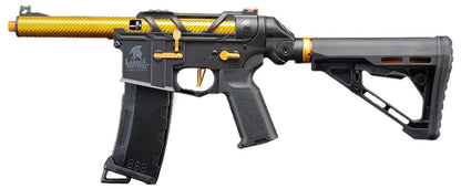 Lancer Tactical AirTac Customs Gen 3 Airsoft AEG Rifle, Gold/Black