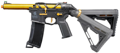 Lancer Tactical AirTac Customs Gen 3 Airsoft AEG Rifle, Gold/Black