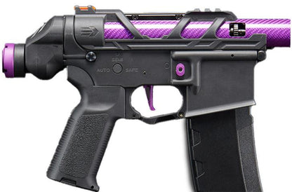Lancer Tactical AirTac Customs Gen 3 Airsoft AEG Rifle, Purple/Black