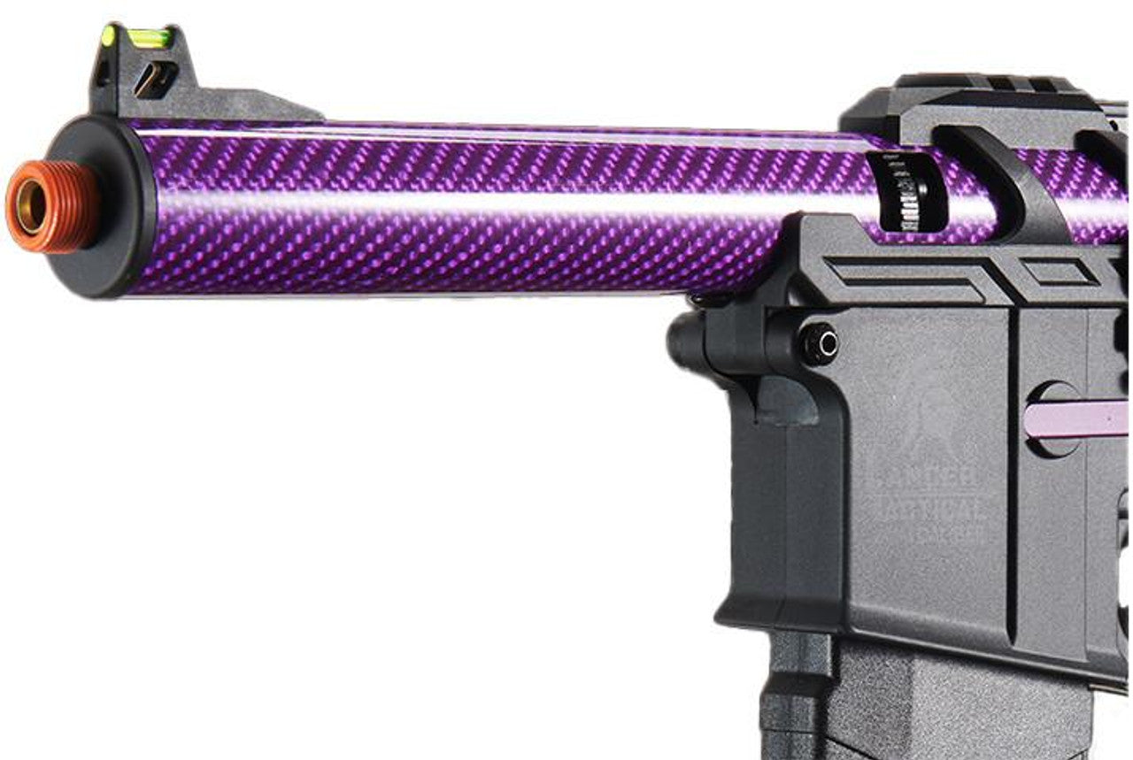 Lancer Tactical AirTac Customs Gen 3 Airsoft AEG Rifle, Purple/Black