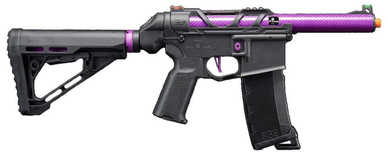 Lancer Tactical AirTac Customs Gen 3 Airsoft AEG Rifle, Purple/Black