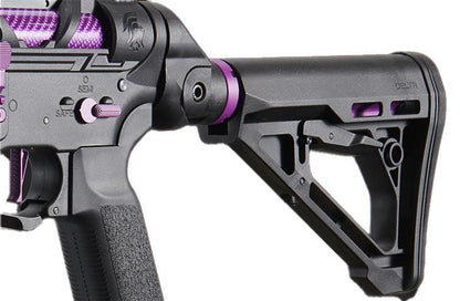Lancer Tactical AirTac Customs Gen 3 Airsoft AEG Rifle, Purple/Black