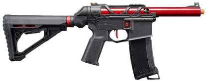 Lancer Tactical AirTac Customs Gen 3 Airsoft AEG Rifle, Red/Black