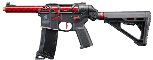 Lancer Tactical AirTac Customs Gen 3 Airsoft AEG Rifle, Red/Black