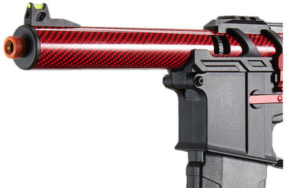 Lancer Tactical AirTac Customs Gen 3 Airsoft AEG Rifle, Red/Black