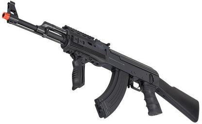 Lancer Tactical AK-47M RIS AEG Airsoft Rifle w/ Battery & Charger, Black