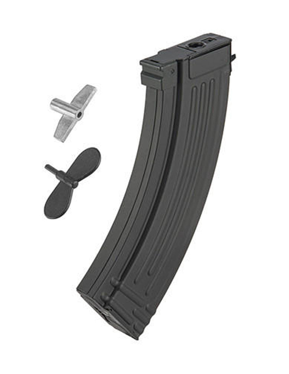 Lancer Tactical AK-47M RIS AEG Airsoft Rifle w/ Battery & Charger, Black