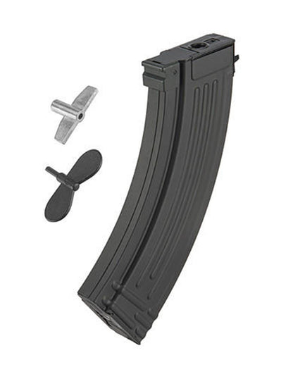 Lancer Tactical AK-47M RIS AEG Airsoft Rifle w/ Battery & Charger, Black