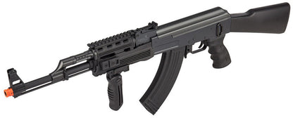 Lancer Tactical AK-47M RIS AEG Airsoft Rifle w/ Battery & Charger, Black