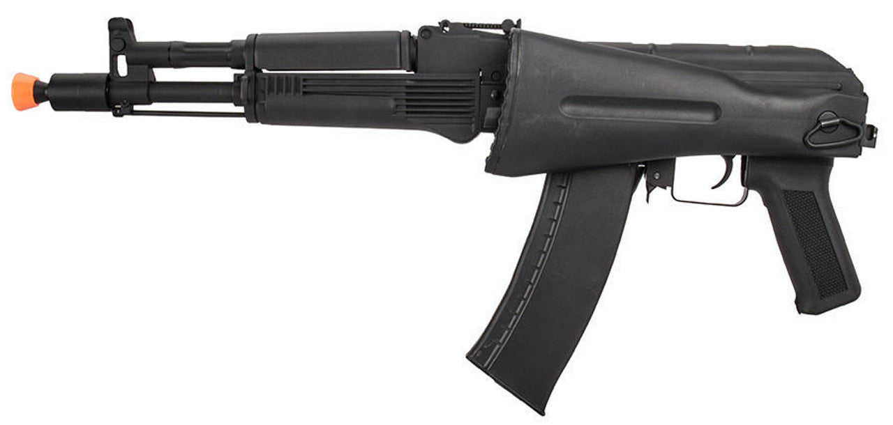Lancer Tactical AK-Series AK-105 AEG Airsoft Rifle w/ Foldable Stock, Black