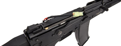 Lancer Tactical AK-Series AK-105 AEG Airsoft Rifle w/ Foldable Stock, Black