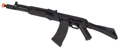Lancer Tactical AK-Series AK-105 AEG Airsoft Rifle w/ Foldable Stock, Black
