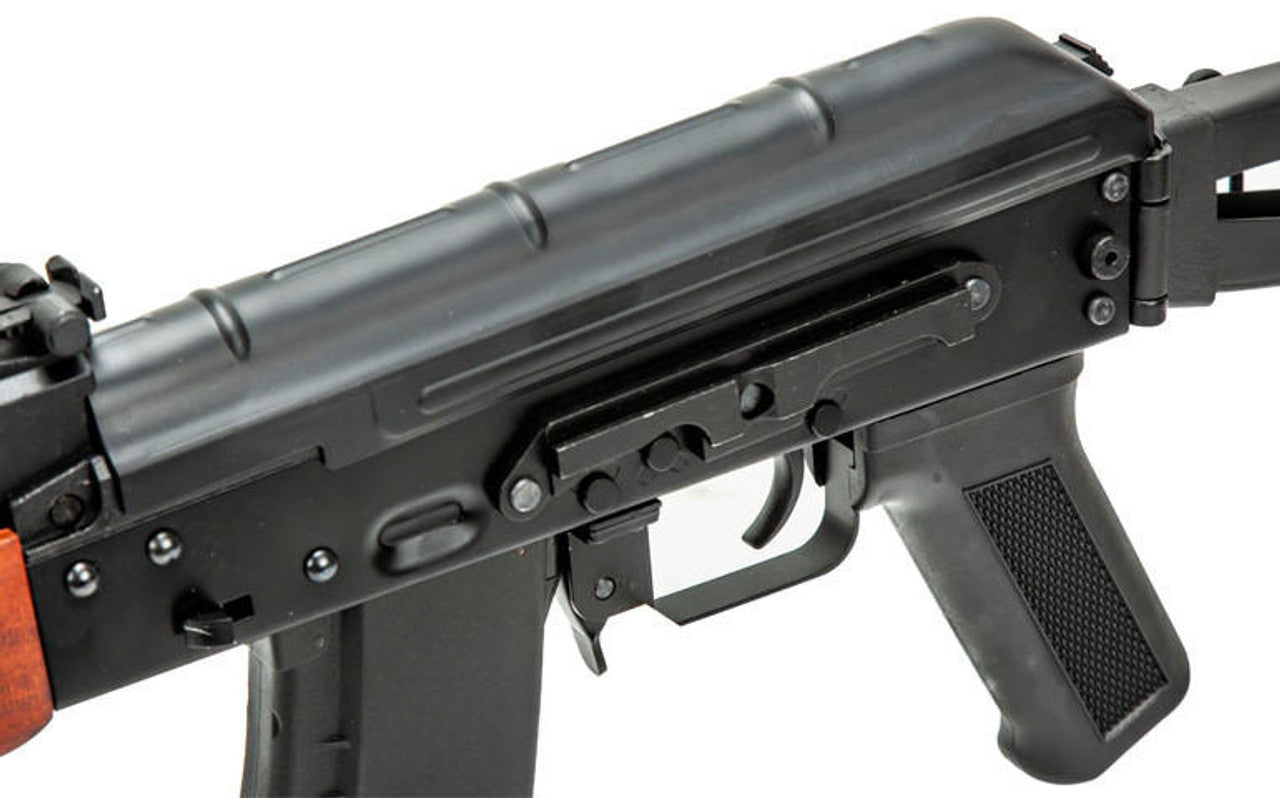 Lancer Tactical AK-Series AK-74N AEG Airsoft Rifle, Black/Wood