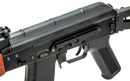 Lancer Tactical AK-Series AK-74N AEG Airsoft Rifle, Black/Wood