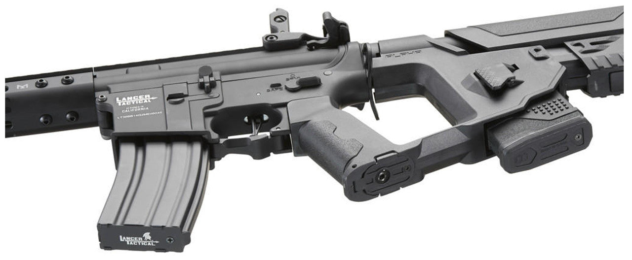 Lancer Tactical Archon 14" M-LOK Proline Series M4 Airsoft Rifle w/ Alpha Stock, Black