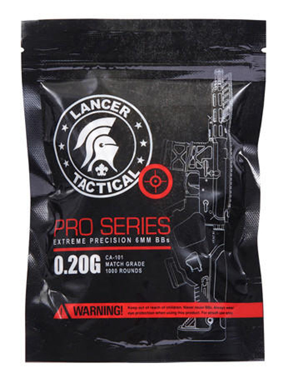 Lancer Tactical Archon 14" M-LOK Proline Series M4 Airsoft Rifle w/ Alpha Stock, Black