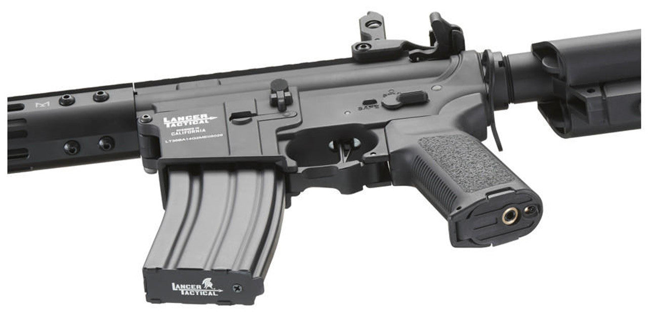 Lancer Tactical Archon 14" M-LOK Proline Series M4 Airsoft Rifle w/ Crane Stock, Black