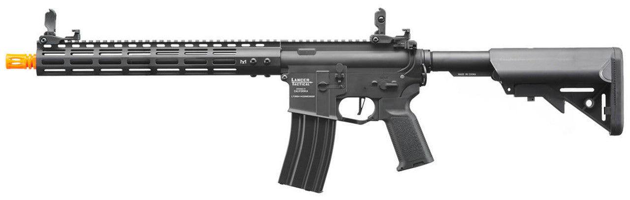 Lancer Tactical Archon 14" M-LOK Proline Series M4 Airsoft Rifle w/ Crane Stock, Black