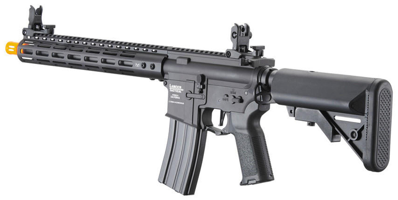 Lancer Tactical Archon 14" M-LOK Proline Series M4 Airsoft Rifle w/ Crane Stock, Black
