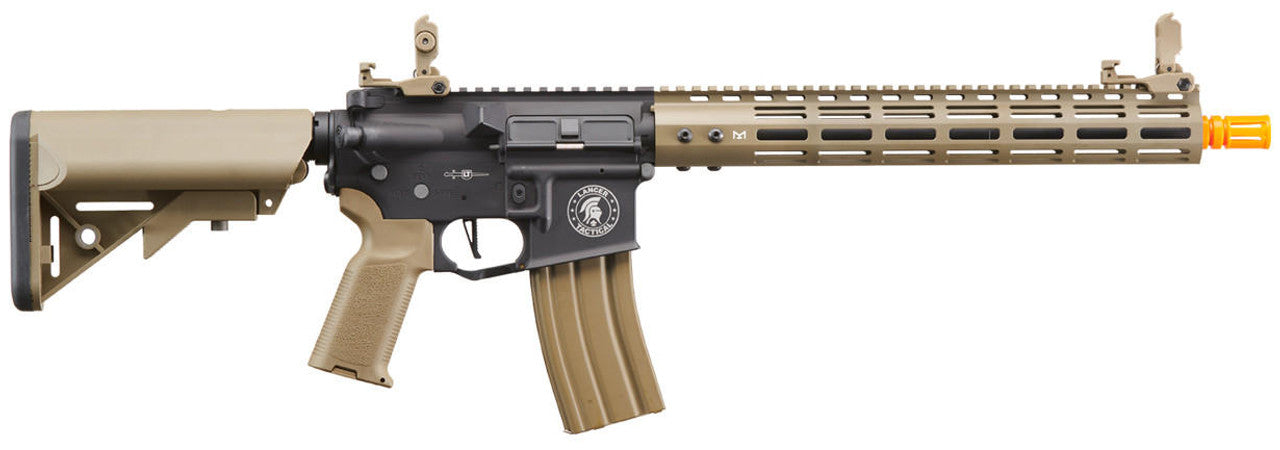 Lancer Tactical Archon 14" M-LOK Proline Series M4 Airsoft Rifle w/ Crane Stock, Two-Tone