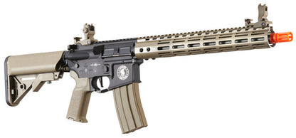 Lancer Tactical Archon 14" M-LOK Proline Series M4 Airsoft Rifle w/ Crane Stock, Two-Tone