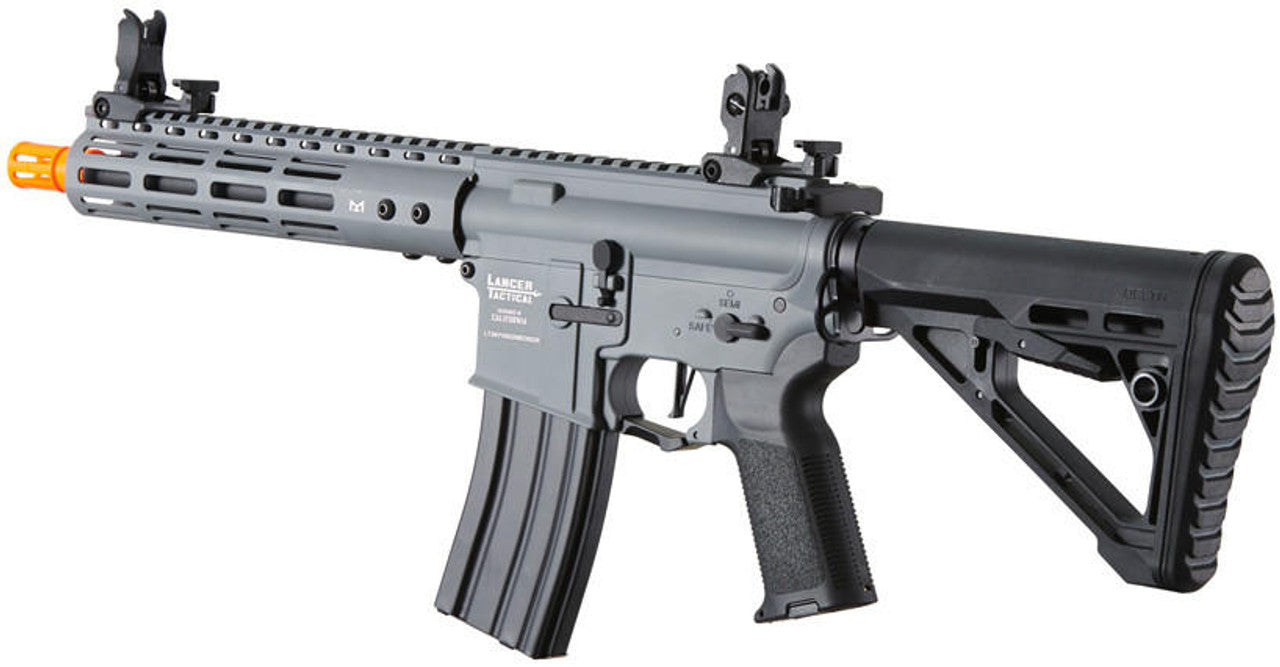 Lancer Tactical Archon 9" M-LOK Proline Series M4 Airsoft Rifle w/ Delta Stock, Gray