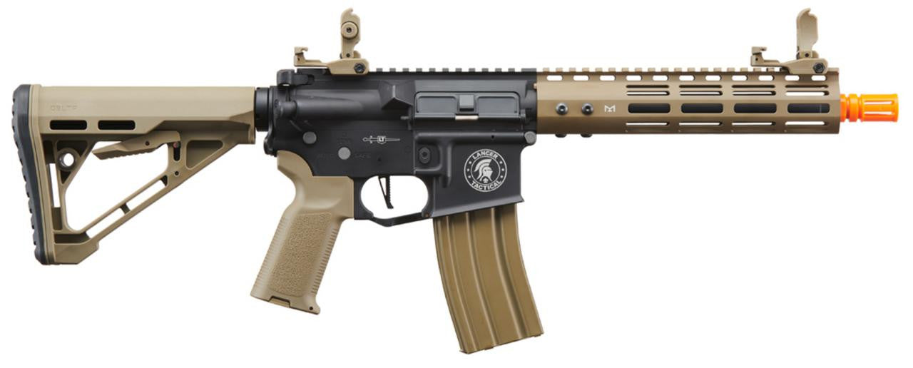 Lancer Tactical Archon 9" M-LOK Proline Series M4 Airsoft Rifle w/ Delta Stock, Two-Tone