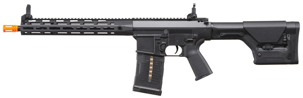 Lancer Tactical Battleaxe AEG Airsoft Rifle w/ PRS Precision Stock & MLOK Handguard, Black