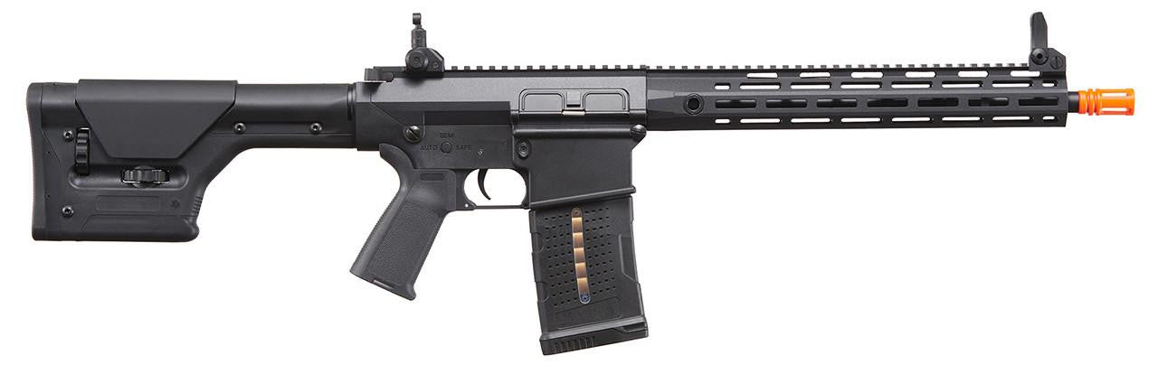 Lancer Tactical Battleaxe AEG Airsoft Rifle w/ PRS Precision Stock & MLOK Handguard, Black