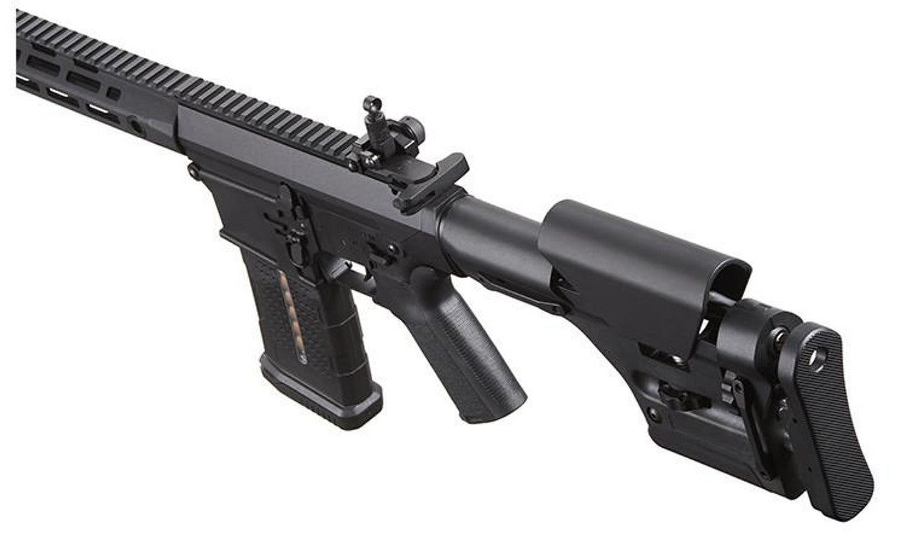 Lancer Tactical Battleaxe AEG Airsoft Rifle w/ PRS Precision Stock & MLOK Handguard, Black