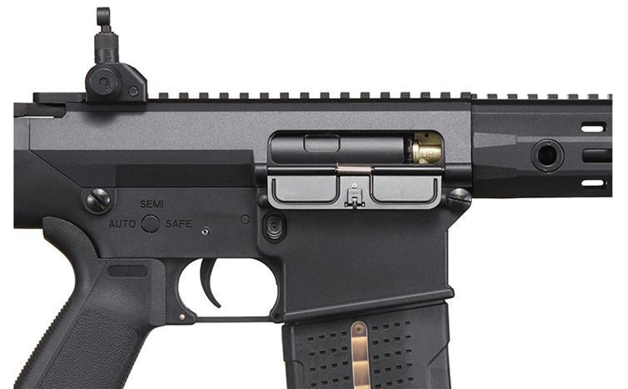 Lancer Tactical Battleaxe AEG Airsoft Rifle w/ PRS Precision Stock & MLOK Handguard, Black