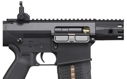 Lancer Tactical Battleaxe AEG Airsoft Rifle w/ PRS Precision Stock & MLOK Handguard, Black